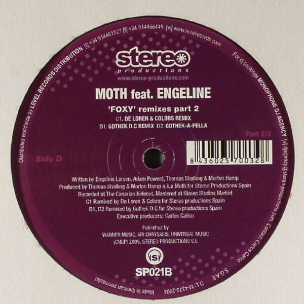 MOTH feat ENGELINE - Foxy (remixes part 2) - фото 1