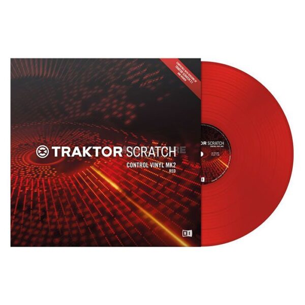 TRAKTOR SCRATCH Control Vinyl MK2 Red - фото 1