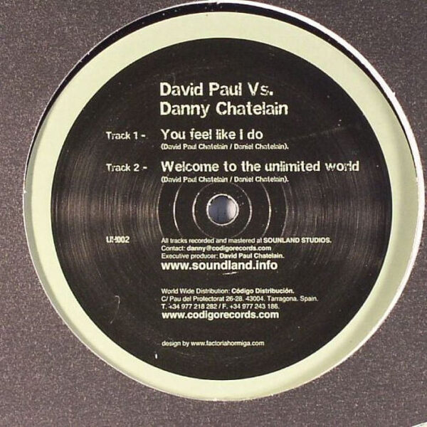 David PAUL vs DANNY CHATELAIN - You Feel Like I Do - фото 2