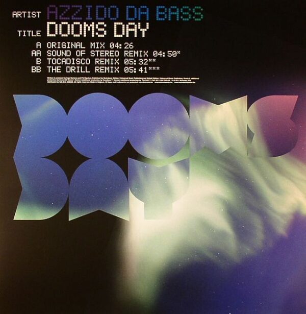 Azzido Da Bass - Dooms Day - фото 1