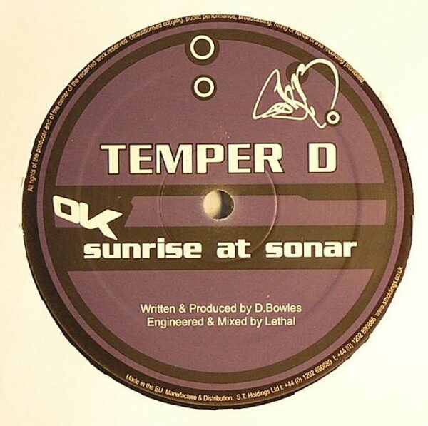 Temper D - Sunrise At Sonar / Minimal Blink - фото 2