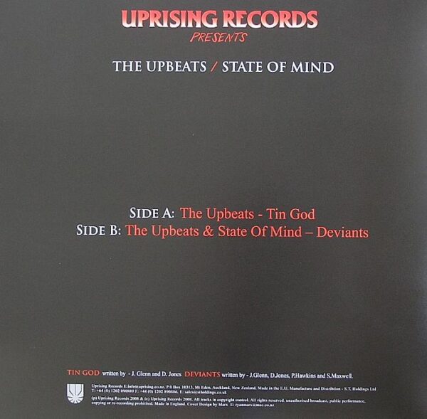 The Upbeats / State Of Mind - Tin God / Deviants - фото 2